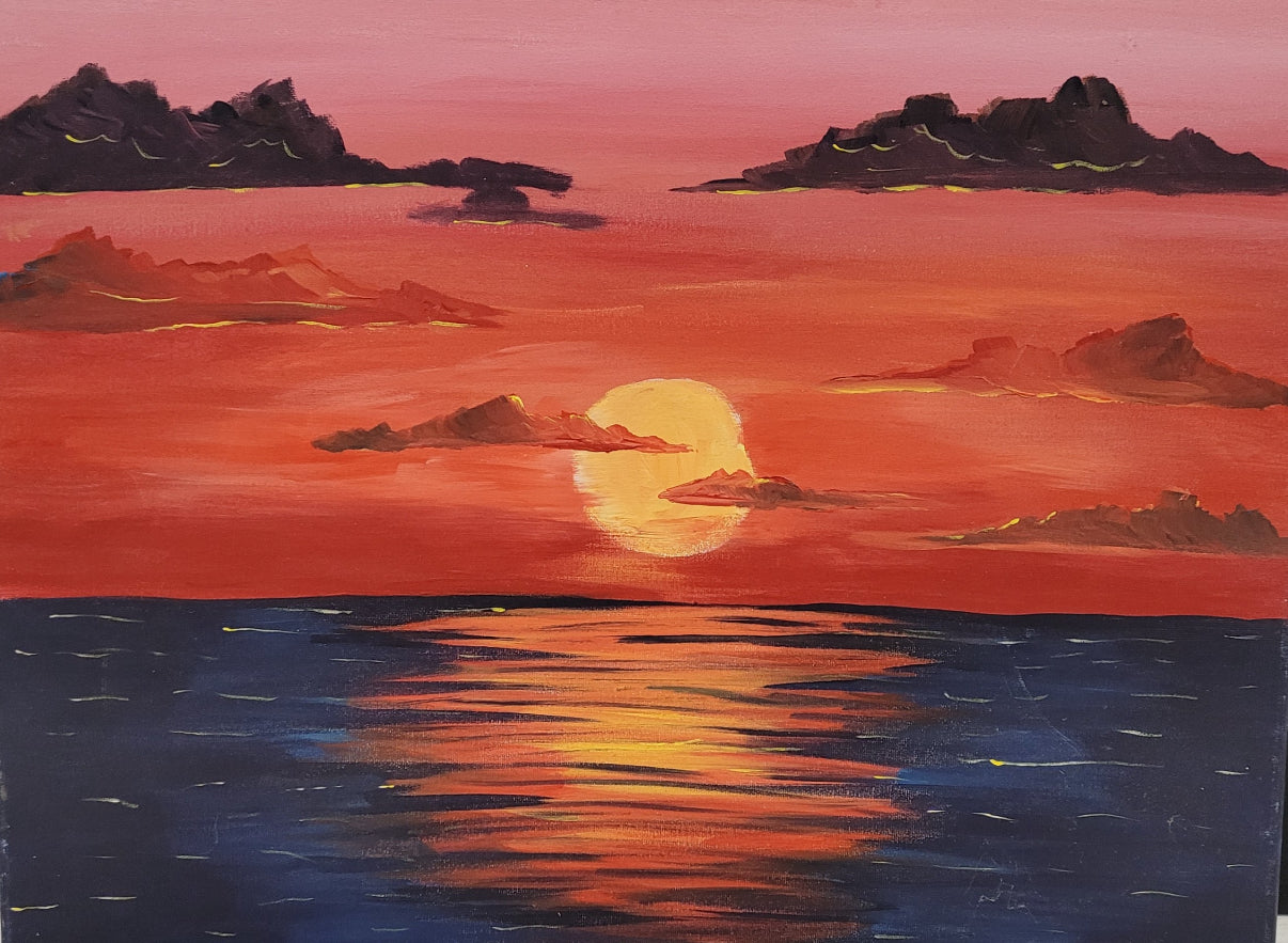08/30, 3:30pm, Ocean Sunset