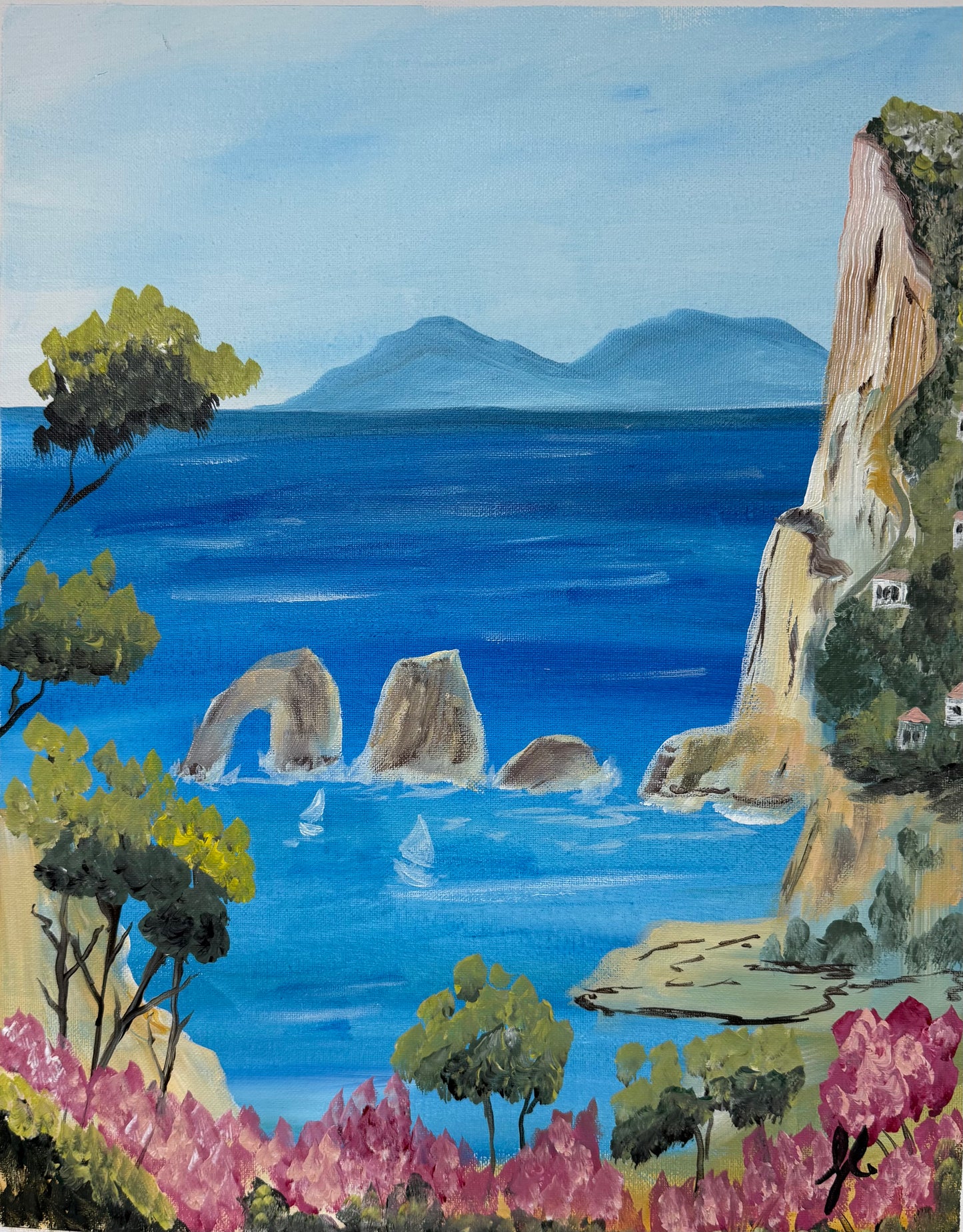 08/05/26, 1:30pm, Acrylic Artistry/Meet Me in Capri