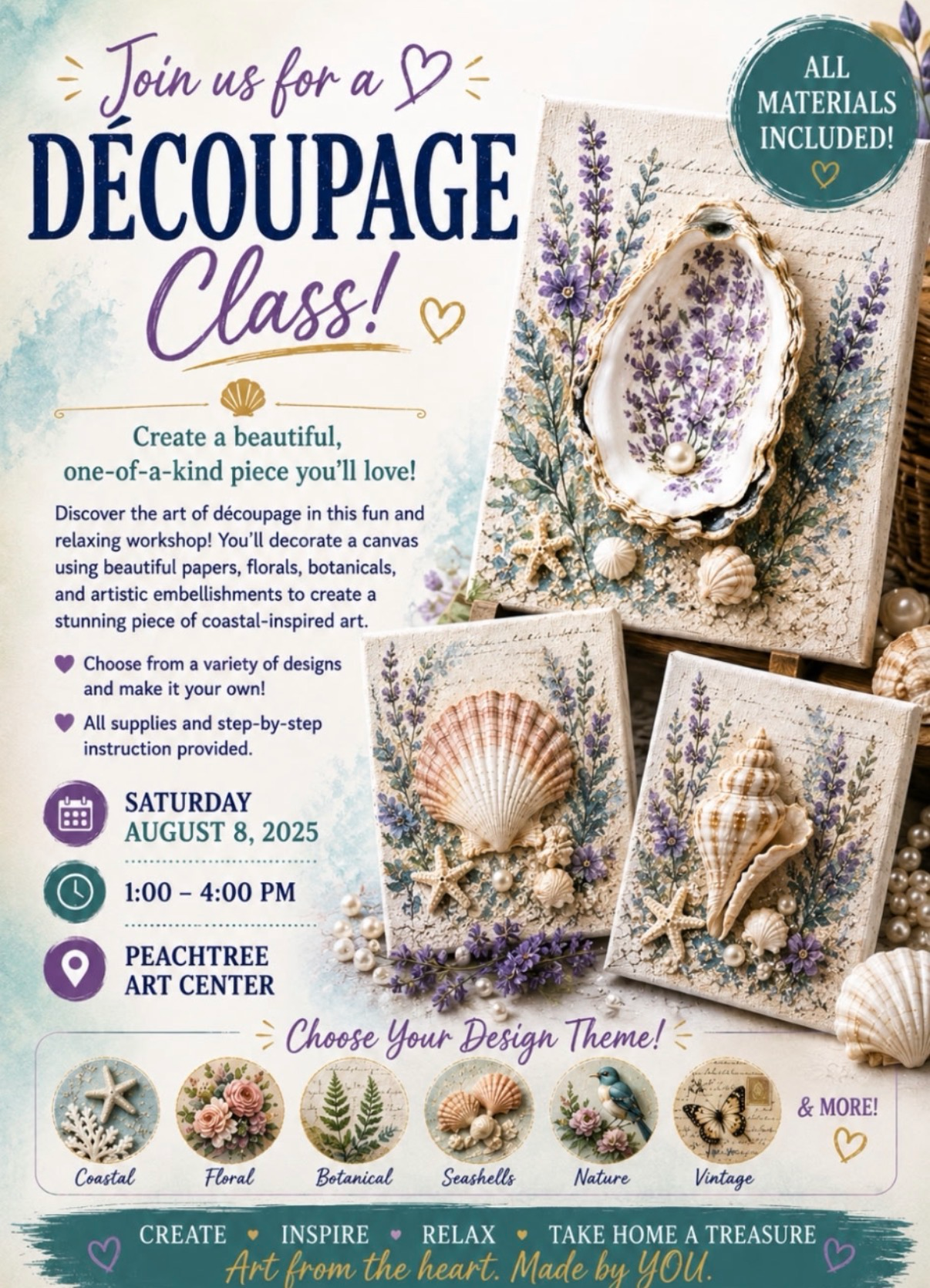 08/08/26, 1pm, Decoupage Class