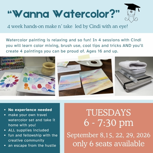 09/08/26, 6pm, Wanna Watercolor?