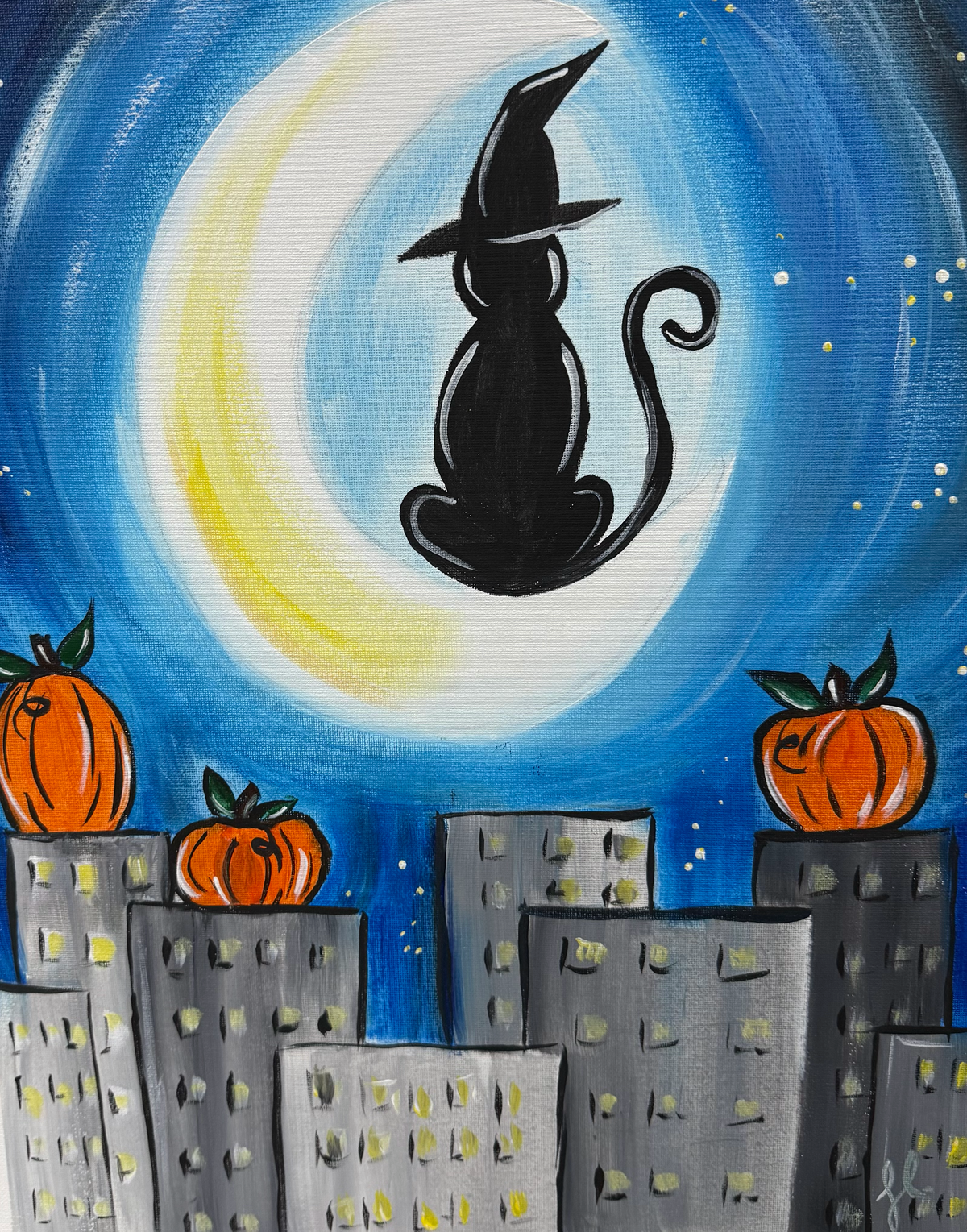 10/29/26, 1:30pm, Acrylic Artistry/City Cat
