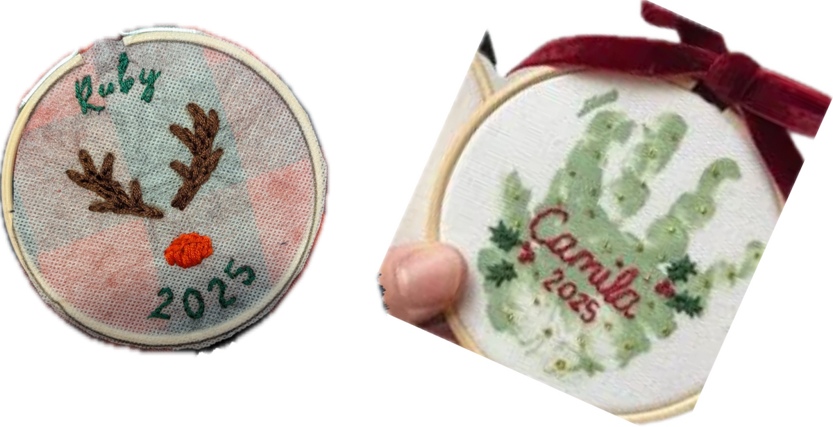 12/11/26, 10:00am, Embroidery, Ornaments - Baby & Me