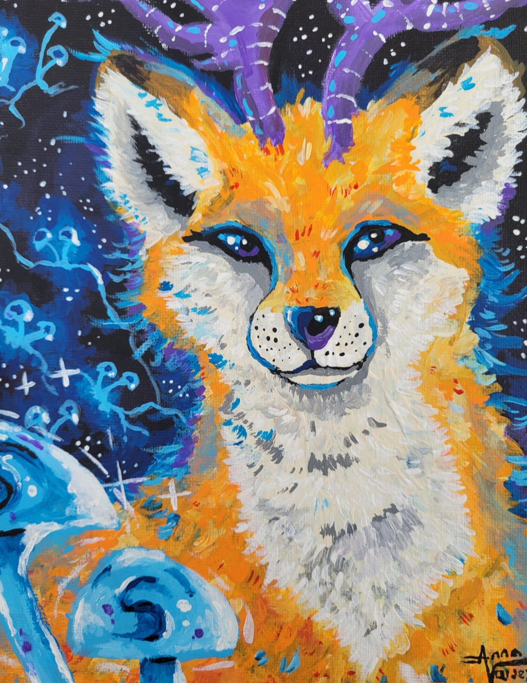 12/6, 1pm, Creature Creation, Acrylic Painting