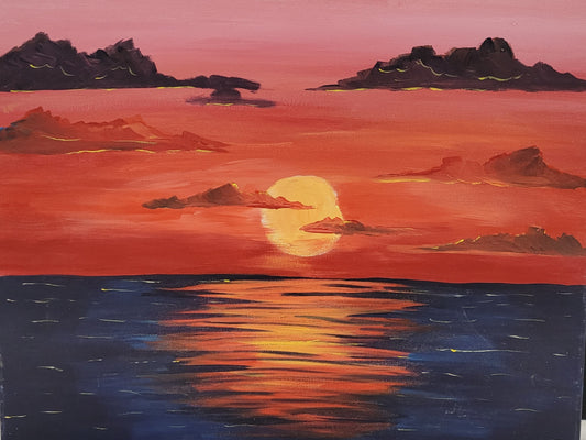 02/21/26, 12:00pm, Ocean Sunset