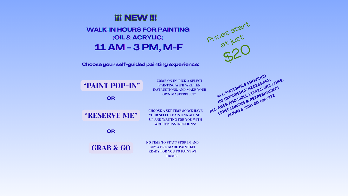 Self-Guided Painting Session