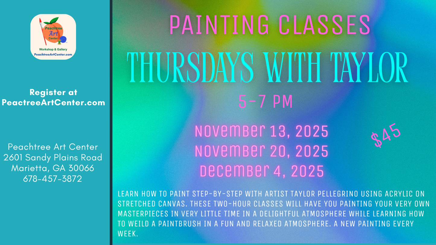 12/04, 5pm, Thursdays with Taylor