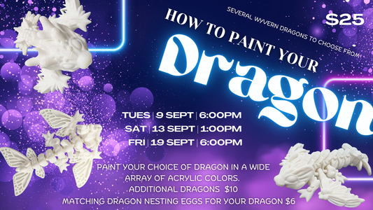 09/19, 6pm. How to Paint Your Dragon.