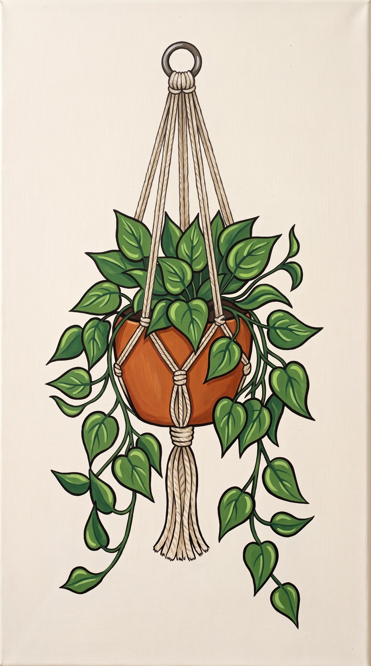 10/11/26, 12:00pm, Hanging Philodendron
