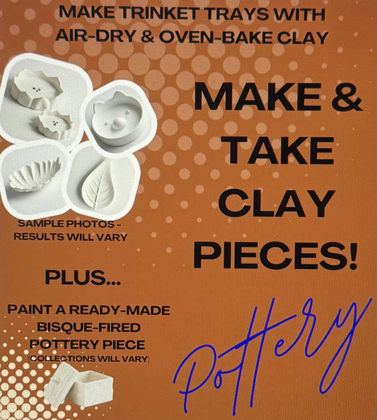 08/28, 10am, Pottery/Beginning Clay