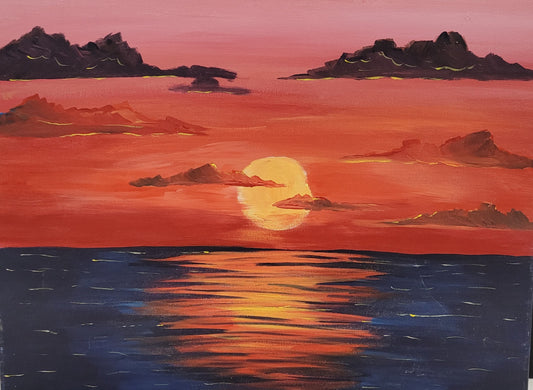 08/30, 3:30pm, Ocean Sunset