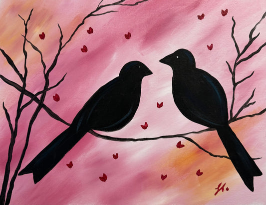 02/09/26, 6pm, Valentine Love Birds