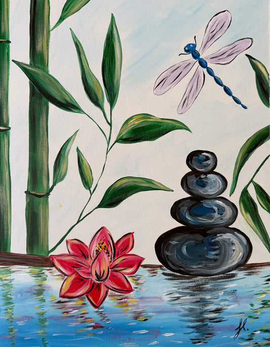 06/05/26, 1:30pm, Acrylic Artistry/Zen Reflections
