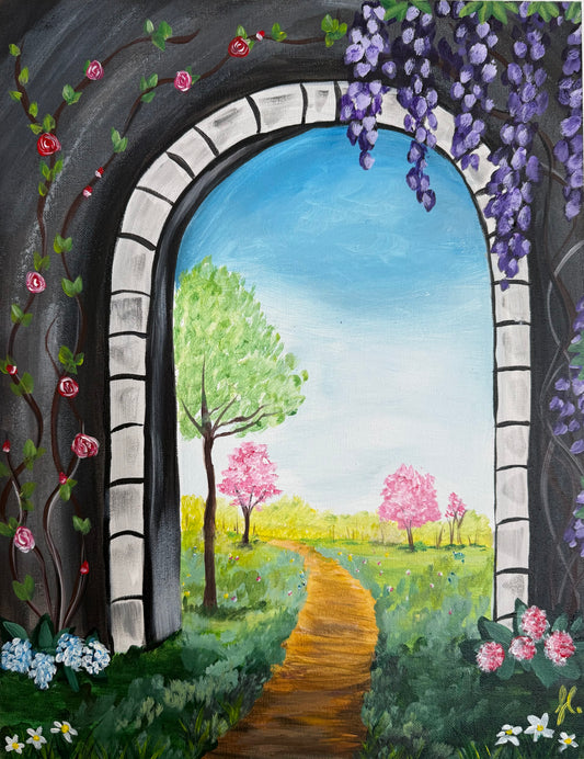 06/17/26, 11:00am, Acrylic Artistry/Secret Garden
