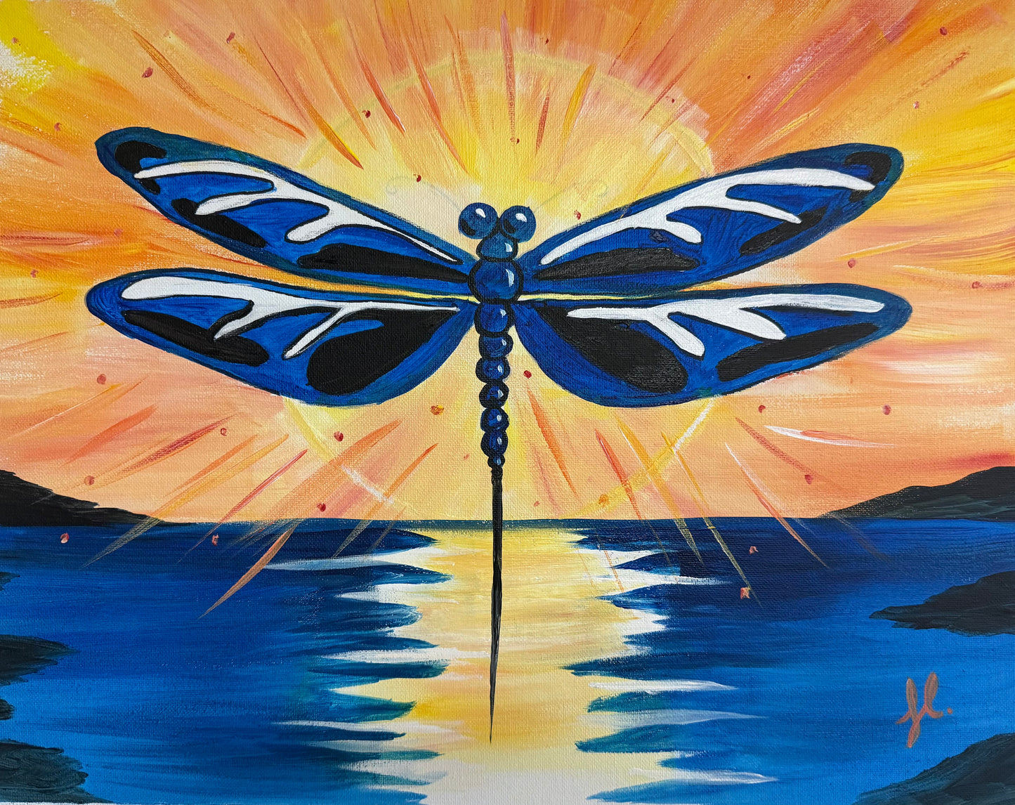 07/28/26, 11am, Acrylic Artistry/Dragonfly