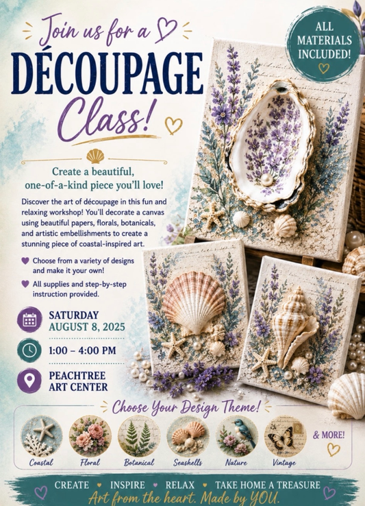 08/08/26, 1pm, Decoupage Class