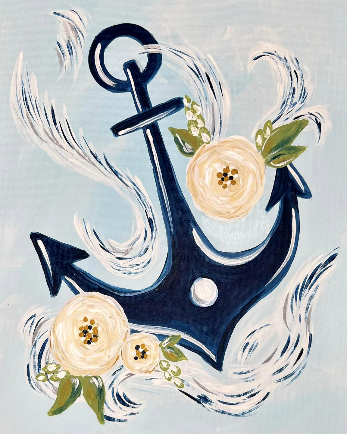 08/03/26, 11am, Senior Day-Acrylic Painting-Anchors Away