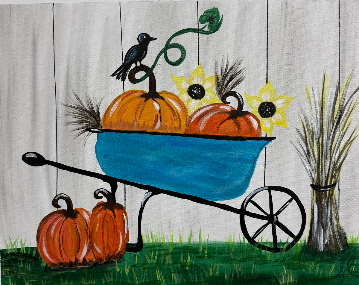 11/17/26, 6:30pm, Acrylic Artistry/Hello Fall Harvest