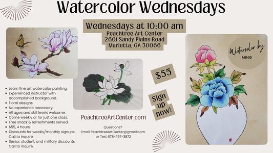 11/05, 10am, Watercolor Wednesdays (Copy)